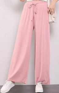 Plus Size 6XL 150kg Άνοιξη Καλοκαίρι Νέο Γυναικείο Φαρδύ Παντελόνι Μονόχρωμο Ψηλόμεσο Φαρδύ άγριο ίσιο casual παντελόνι