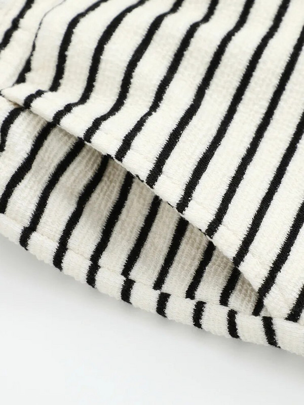 GIBSIE Plus Size Γυναικείο καθημερινό παντελόνι με ριγέ κορδόνι 2023 Φθινόπωρο Χειμώνας Κορεάτικες τσέπες Ψηλόμεση ίσιο φαρδύ παντελόνι