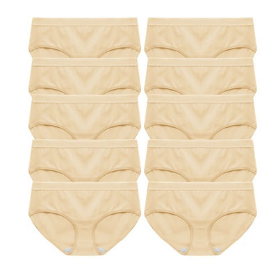 Σετ 10 τεμαχίων Γυναικεία εσώρουχα Βαμβακερά Γυναικεία Εσώρουχα Soild Γυναικεία εσώρουχα 10 τμχ Σώβρακο Δωρεάν αποστολή Tangas Drop Shipping