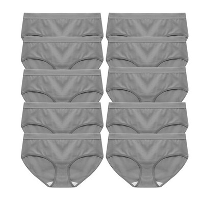 Σετ 10 τεμαχίων Γυναικεία εσώρουχα Βαμβακερά Γυναικεία Εσώρουχα Soild Γυναικεία εσώρουχα 10 τμχ Σώβρακο Δωρεάν αποστολή Tangas Drop Shipping