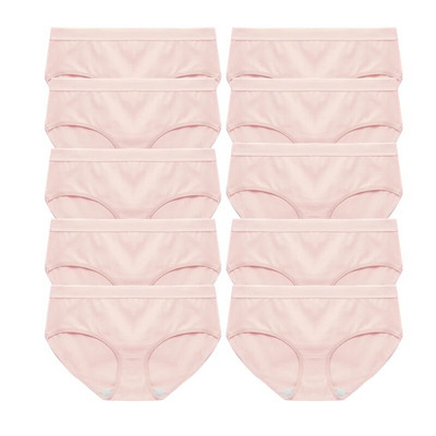 Σετ 10 τεμαχίων Γυναικεία εσώρουχα Βαμβακερά Γυναικεία Εσώρουχα Soild Γυναικεία εσώρουχα 10 τμχ Σώβρακο Δωρεάν αποστολή Tangas Drop Shipping