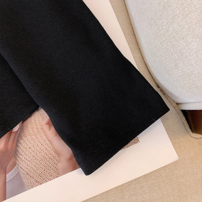 Nagy méretű női tavaszi egyszínű hosszú ujjú póló poliészter pamut anyagból bő, kényelmes alap ing ingázó felső