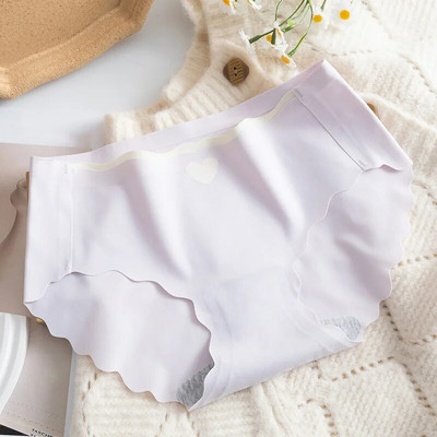 M-XL Slip de damă, fără sudură, din mătase de gheață, lenjerie de corp subțire, sexy, chiloți cu talie medie, fără urme, lenjerie pentru femeie intimă
