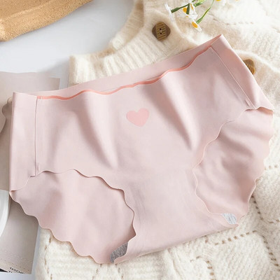 M-XL Slip de damă, fără sudură, din mătase de gheață, lenjerie de corp subțire, sexy, chiloți cu talie medie, fără urme, lenjerie pentru femeie intimă