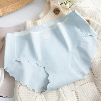 M-XL Slip de damă, fără sudură, din mătase de gheață, lenjerie de corp subțire, sexy, chiloți cu talie medie, fără urme, lenjerie pentru femeie intimă