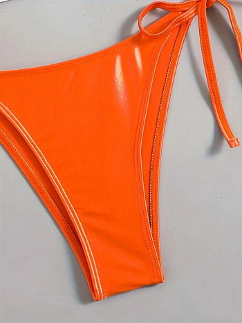 2024 Нов комплект бикини в стил жилетка Бански костюм от две части Дамски бански костюм Biquini Bandeau Beachwear