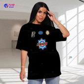 Μπάλα Λογότυπο Plus Size Γυναικείο T-Shirt Γραφικό δώρο οπαδών ποδοσφαίρου ποδόσφαιρο αθλητικό γυναικείο βαμβακερό άνετο μπλουζάκι