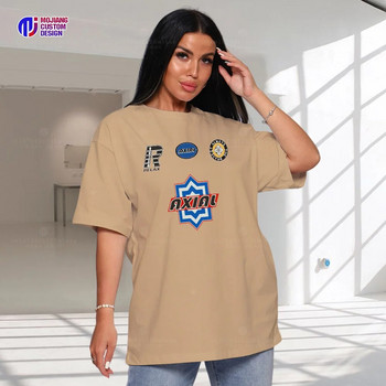 Μπάλα Λογότυπο Plus Size Γυναικείο T-Shirt Γραφικό δώρο οπαδών ποδοσφαίρου ποδόσφαιρο αθλητικό γυναικείο βαμβακερό άνετο μπλουζάκι