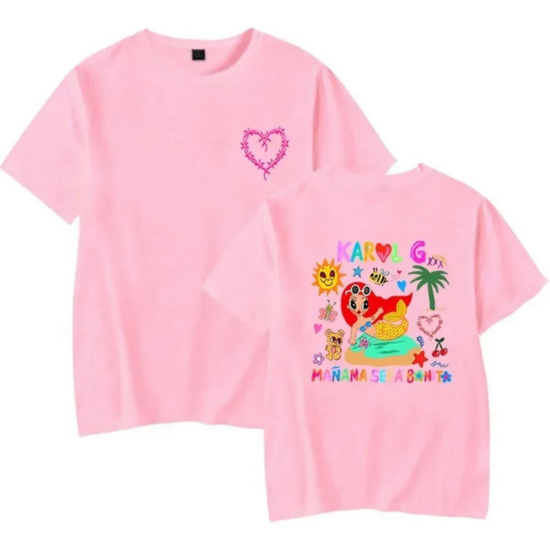 Γυναικείο φόρεμα Carol G σε σχήμα καρδιάς Manana Sera Bonito T-shirt Will Be Good Tomorrow Γραφικό πουκάμισο Διασκεδαστικό δώρο θαυμαστών μουσικής