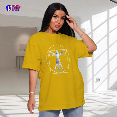 New Style Human Body Performance Art line Character Plus Size T-shirt Hip-hop Top καλοκαιρινό πουκάμισο βαμβακερό καθημερινό ντύσιμο