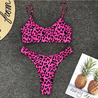 Colors 2023 Sexy Leopard Bikini Γυναικείο μαγιό Σετ μπικίνι δύο τεμαχίων Brazilian Bather Μαγιό Μαγιό