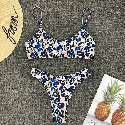 Colors 2023 Sexy Leopard Bikini Γυναικείο μαγιό Σετ μπικίνι δύο τεμαχίων Brazilian Bather Μαγιό Μαγιό