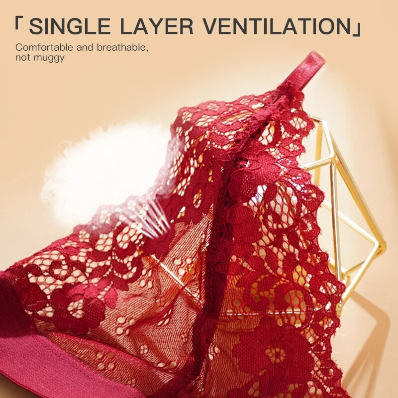 Teljes csipke fehérnemű szett Szexi női fehérnemű, átlátszó rövid ultravékony, drótmentesen felhúzható szexi melltartó rövid szettek Egzotikus intim szettek