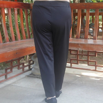 Палацо панталони за жени голям размер широки крачоли Панталони Панталони Ежедневни летни бохо панталони с еластична талия тренировъчно облекло WD154
