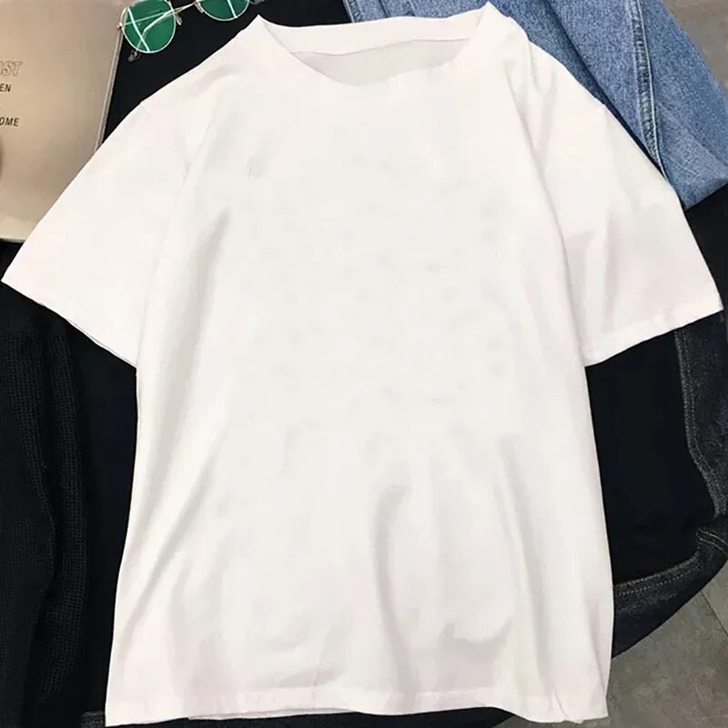 Velika Harajuku majica kratkih rukava Mouse I don't want to cook Majica s grafičkim printom Ležerna majica kratkih rukava Ženska velika veličina