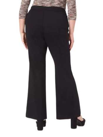 Плюс размер Елегантни пролетно-есенни кльощави панталони Дамски едноцветни черни панталони с цепки отстрани Дамски панталони по поръчка Голям размер 5XL 6XL