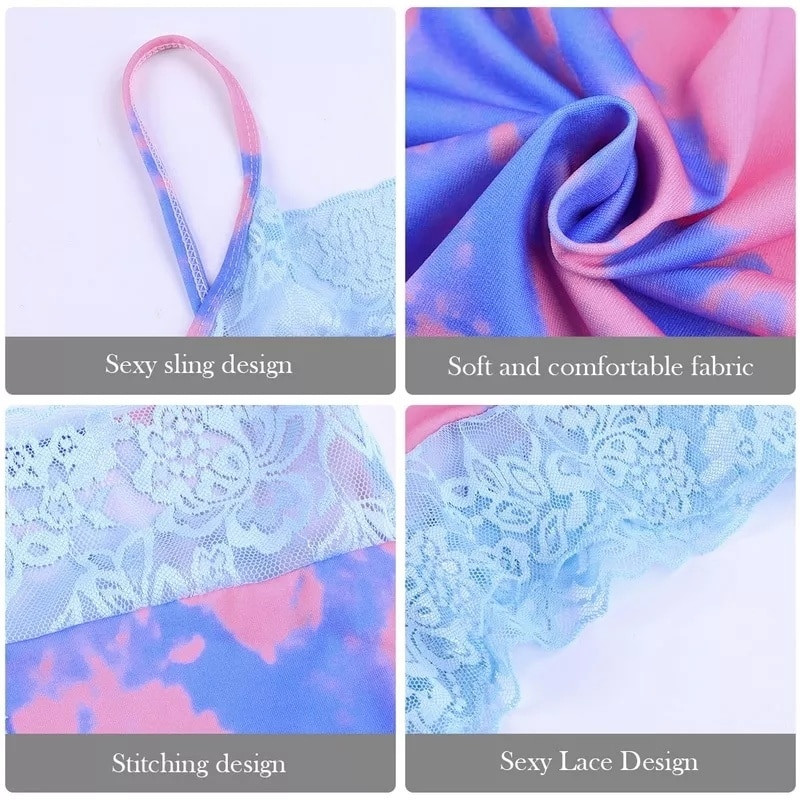 Σέξι Sleepwear Σετ Γυναικεία εσώρουχα Δαντελένια Εσώρουχα Cami Vest Σορτς Plus Size Αμάνικο σορτς Camisole 5XL Nighties Πυτζάμες