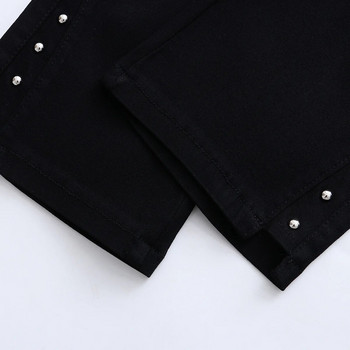 Φθινοπωρινά ρούχα 2023 Γυναικεία παντελόνια Micro Flare Plus Size Casual Fashion Ανοιγόμενα Περτσίνια Καμπύλη μαύρου πάτου