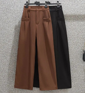 Плюс размер 3XL 4XL 5XL панталони за жени Модни свободни широки панталони с висока талия Дамски големи корейски дрехи