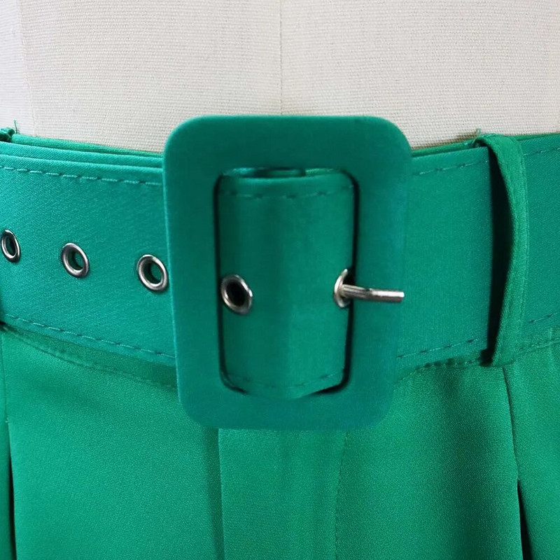 Ženske hlače velikih veličina Svečane prigode Modne hlače Uredske dame Ležerna odjeća s remenom Proljeće 2023. Ženske elegantne pencil hlače