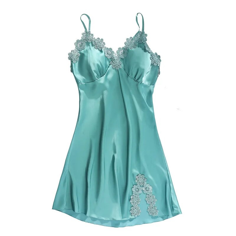 Πυτζάμες νύφης Σέξι γυναικείο κοστούμι με δαντέλα 5 τμχ Σετ πιτζάμες με λαιμόκοψη V-λαιμόκοψη Ανοιξιάτικες πιτζάμες με σατέν νυχτικά εσώρουχα