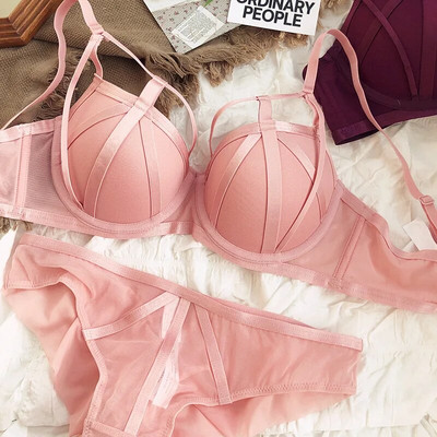 Καυτές εκπτώσεις Γυναικεία δαντελένια εσώρουχα Σέξι κοίλο Push Up Σετ σουτιέν Κλασικό επίδεσμο εσώρουχα μόδας Φθορίζον συν μέγεθος CD στηθόδεσμος