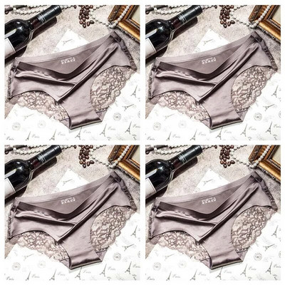 TEXIWAS 4 kom/lot Čipkaste gaćice Žensko bešavno žensko donje rublje Čipkaste gaćice Seksi gaćice za žene Udobno donje rublje veće veličine