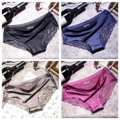 TEXIWAS 4 kom/lot Čipkaste gaćice Žensko bešavno žensko donje rublje Čipkaste gaćice Seksi gaćice za žene Udobno donje rublje veće veličine