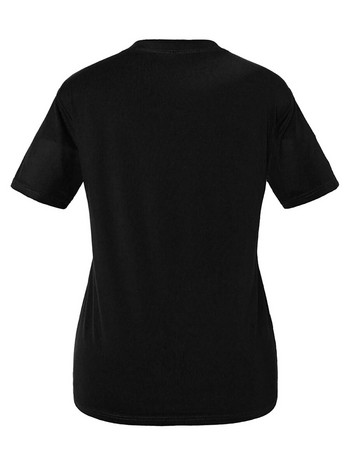 Дамска тениска Големи размери Свободно горнище 3D Fun Aliens Printed Горнища с обло деколте и къси ръкави Модна ежедневна долна риза Топ