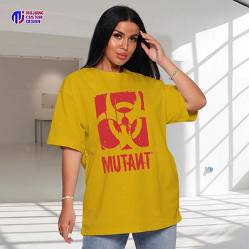 Summer Gym Plus Size T-Shirt MUTANT Printed Cotton Fitness Γυναικείο πουκάμισο υψηλής ποιότητας Fitness Tops Ρούχα