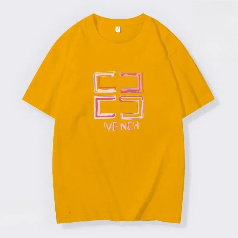 Ljetna pamučna majica velikih veličina za muškarce Visokokvalitetna majica kratkih rukava Marka majice kratkih rukava Ženska odjeća Y2k modna majica s kratkim rukavima