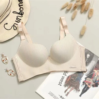 Vrhunski brend Romantic Temptation grudnjak Komplet ženskog prugastog donjeg rublja Vruća rasprodaja Push Up bešavnog donjeg rublja Ženski kompleti 90C