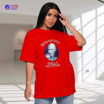 Tricou Hip-Hop de mărime mare, cu model extraterestră, literă, modă liberă de vară, ocazional, îmbrăcăminte de stradă, top cu jumătate de mânecă, la modă, Harajuku