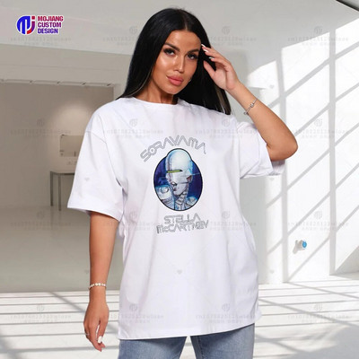 Tricou Hip-Hop de mărime mare, cu model extraterestră, literă, modă liberă de vară, ocazional, îmbrăcăminte de stradă, top cu jumătate de mânecă, la modă, Harajuku