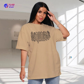 Υψηλής ποιότητας Διαμαντένια Γράμματα Γραφικό Μόδα Πουκάμισο Plus Size Γυναικεία ρετρό μπλουζάκια Μπλουζάκια υψηλής ποιότητας μόδας επώνυμων ενδυμάτων