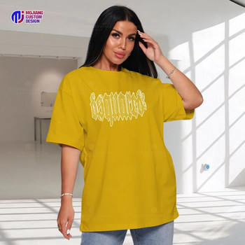 Υψηλής ποιότητας Διαμαντένια Γράμματα Γραφικό Μόδα Πουκάμισο Plus Size Γυναικεία ρετρό μπλουζάκια Μπλουζάκια υψηλής ποιότητας μόδας επώνυμων ενδυμάτων