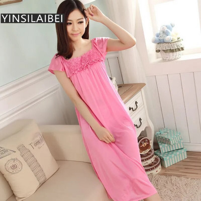 YINSILAIBEI Rochie de noapte sexy pentru femei, de mărime mare, din satin de mătase de gheață, cămașă de noapte, lenjerie de femeie, rochie de lenjerie sexy, #30