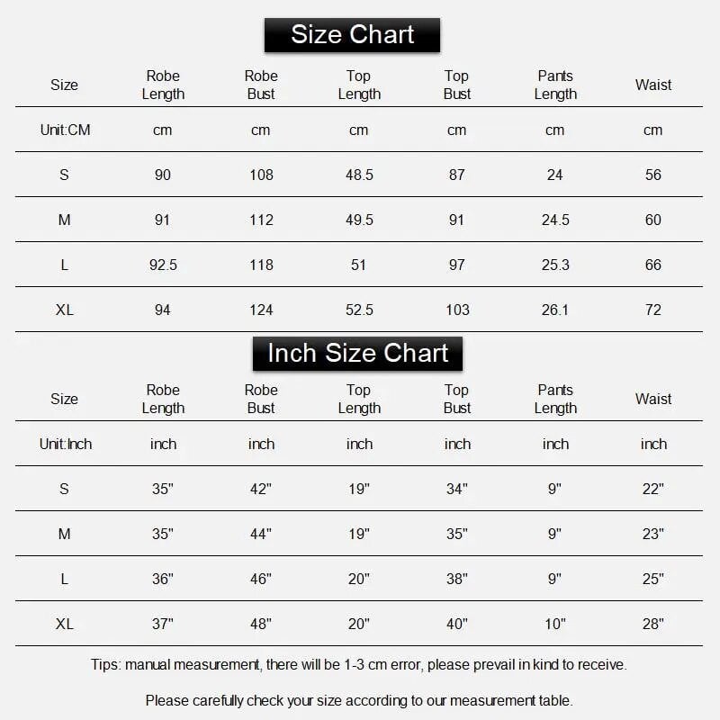 Дамски пижами Летни тънки сатенени копринени спални дрехи Халат с дълъг ръкав Къси нощници Комплекти от 3 части Мек и удобен домашен костюм