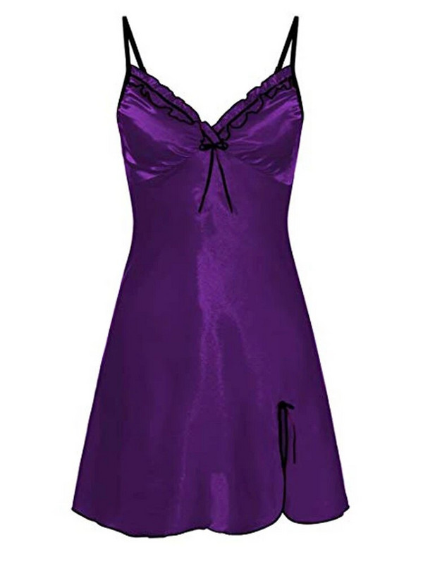 Γυναικεία Sexy V Neck Sling Sleepwear Γυναικεία Νέα Αμάνικα Γυναικεία Sexy Nightdress Sleepwear Suspender Lace Seductive εσώρουχα