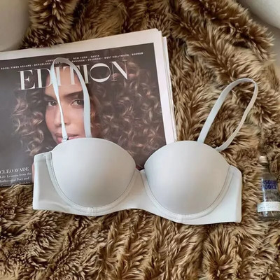 Bešavni grudnjaci za žene Nevidljivo donje rublje Push Up grudnjak 1/2 košarice Bralette Udobni grudnjak Nonwire Jednostavno seksi donje rublje