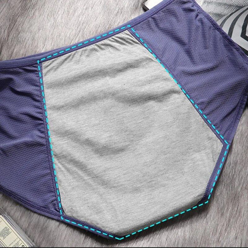 Εμμηνορροϊκό εσώρουχο μεγάλου μεγέθους Βαμβακερό εσώρουχο με προστασία από διαρροές Γυναικεία σέξι εσώρουχα Physiological Plus Αδιάβροχα σλιπ