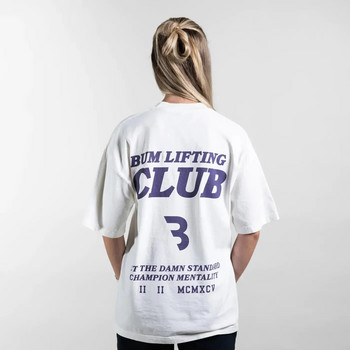 Zhcth Store CBUM 100% βαμβακερό μπλουζάκι SKINNY B*TCH Top CBUM US Size Tees Oversized Gym Plus Size Γυναικεία Ρούχα Streetwear