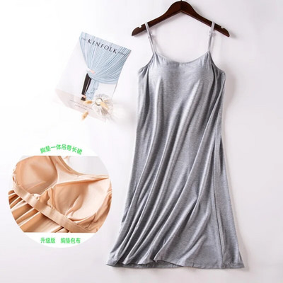 Fdfklak Modal hálóing mellkas alátét nadrágok fehérneműk nyári női rövid ruha szexi hálóruha női kényelmes hálóingek