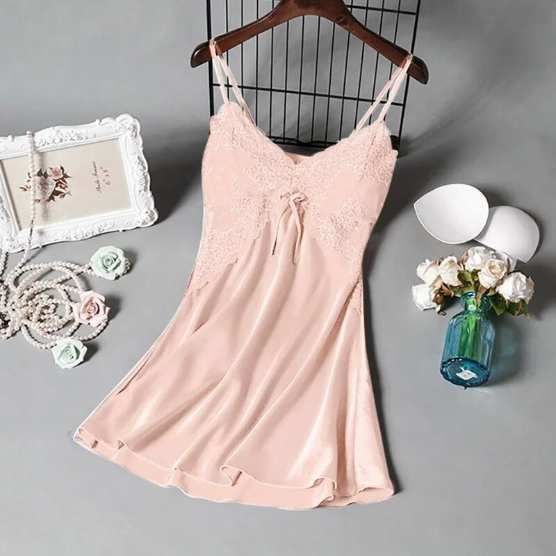 Секси бельо Дамска нощница Спално облекло с крачоли Пижами Дантелена нощна рокля Еротични костюми Екзотично дамско бельо G-String