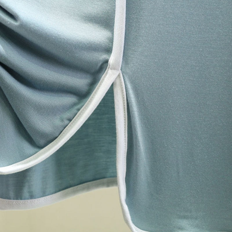 Μοντάλ βαμβακερά νυχτικά 2 τεμαχίων Γυναικεία ανοιξιάτικα φαρδιά μακρυμάνικα σαλονάκια κοστούμια casual νυχτικά παντελόνια υπνοδωματία