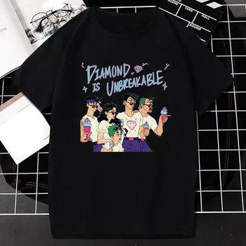 Ιαπωνικό Anime JOJO Περίεργη περιπέτεια γραφική εκτύπωση Μπλουζάκι Ανδρικό Γυναικείο Μόδα Streetwear Κοντομάνικο Μπλουζάκι T Unisex