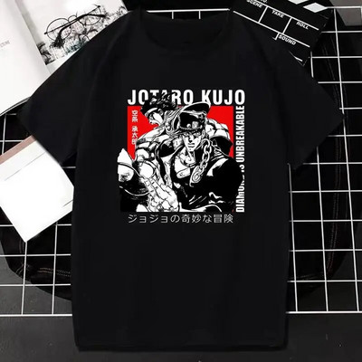 Tricou cu imprimeu grafic JOJO Bizarre Adventure Anime japonez Bărbați Femei Fashion Streetwear Tricou cu mânecă scurtă Plus Size Unisex