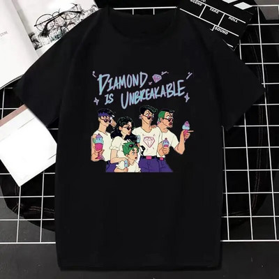Tricou cu imprimeu grafic JOJO Bizarre Adventure Anime japonez Bărbați Femei Fashion Streetwear Tricou cu mânecă scurtă Plus Size Unisex