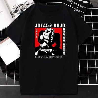 Tricou cu imprimeu grafic JOJO Bizarre Adventure Anime japonez Bărbați Femei Fashion Streetwear Tricou cu mânecă scurtă Plus Size Unisex