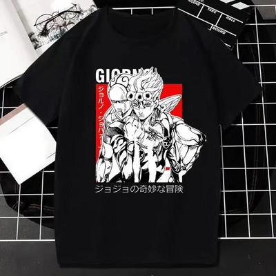 Tricou cu imprimeu grafic JOJO Bizarre Adventure Anime japonez Bărbați Femei Fashion Streetwear Tricou cu mânecă scurtă Plus Size Unisex